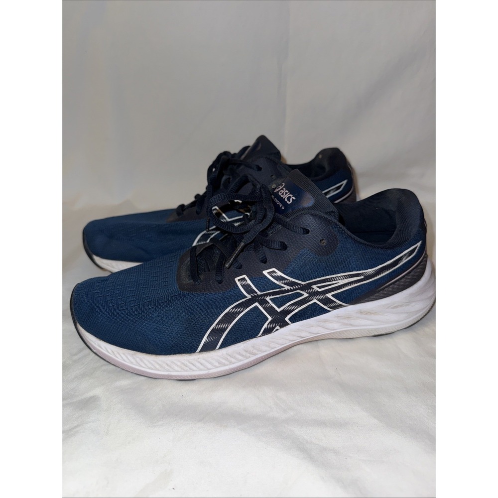 Asics Gel‎ Excite 9 Running Shoes Women's Size 10 Blue White Sneakers